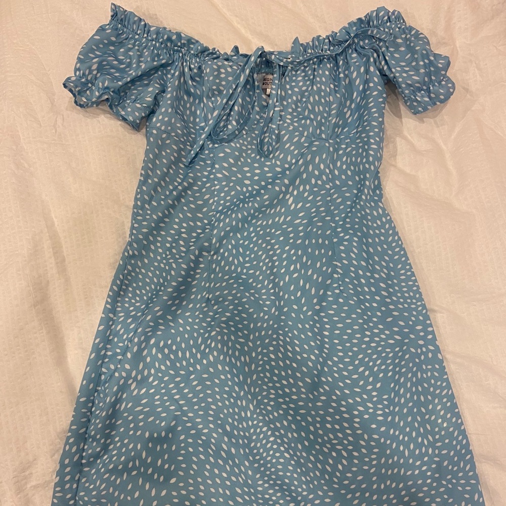 Blue mini dress!